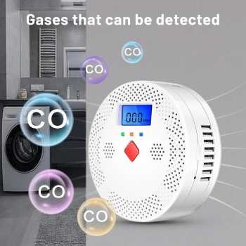 Gambar produk DYGSM Alat Pendeteksi Karbon Monoksida Smart CO Detector Tuya WiFi - DG12