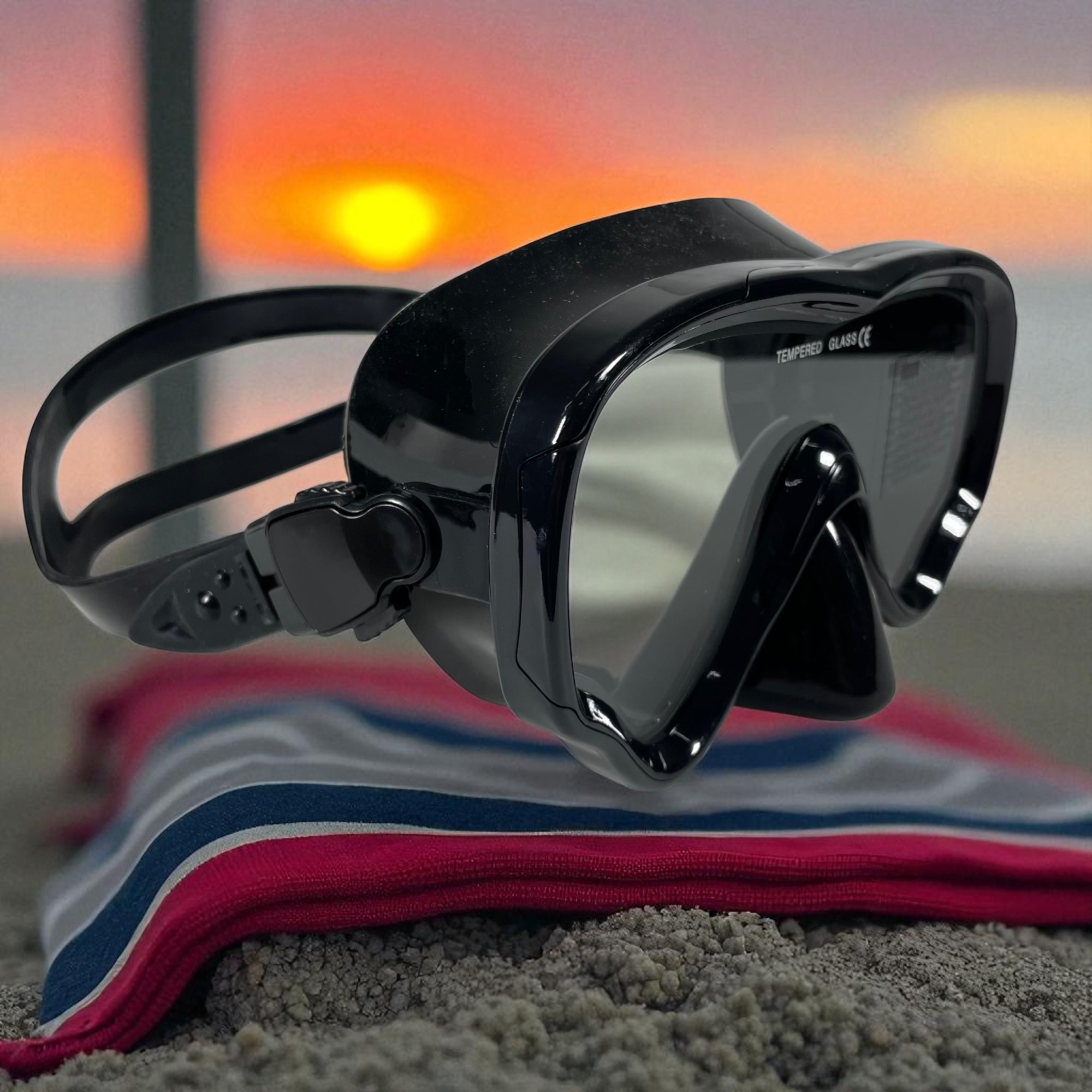 Gambar produk UDO Kacamata Selam Snorkeling Anti-Fog UV Swimming Goggles Wide View - U-165
