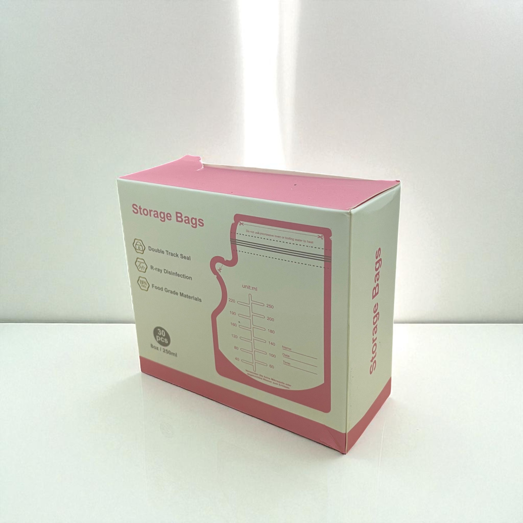 Gambar produk MAIBA Kantong ASI Breast Milk Storage Bag 250 ml 30 PCS 250ml - MA250