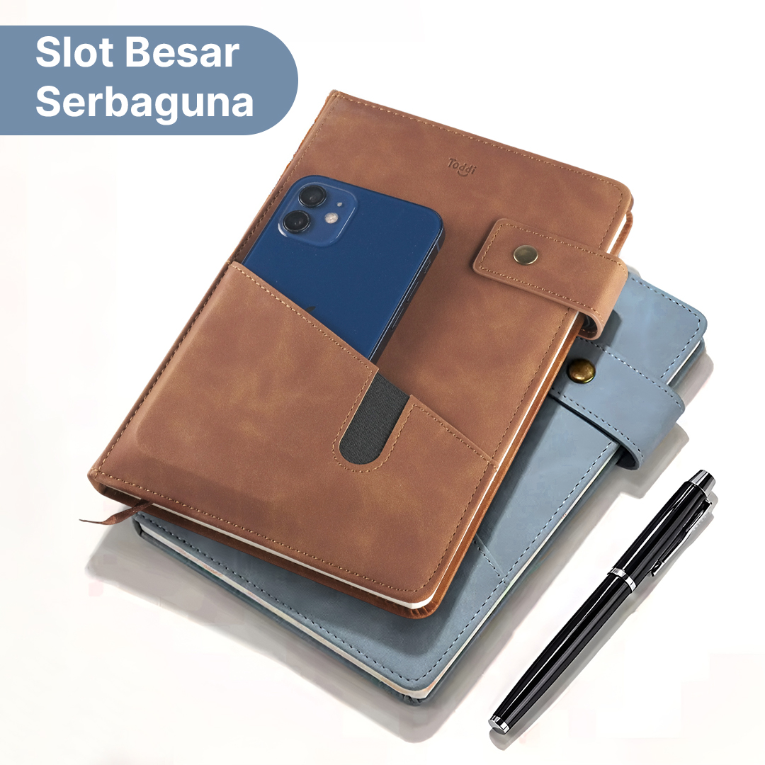 Gambar produk Toddi Buku Jurnal Hardcover Notebook Diary 80 GSM 200 Halaman A5 - TD157