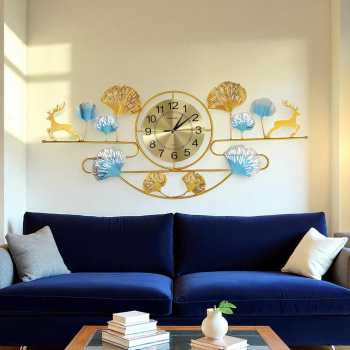 TaffHOME Jam Dinding Quartz Iron Luxury European Style Clock 100cm - 2311