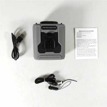 Gambar produk MIRIBI Kipas Angin Pinggang Portable Waist Fan 5 Speed 6000mAh - YZ-Y14