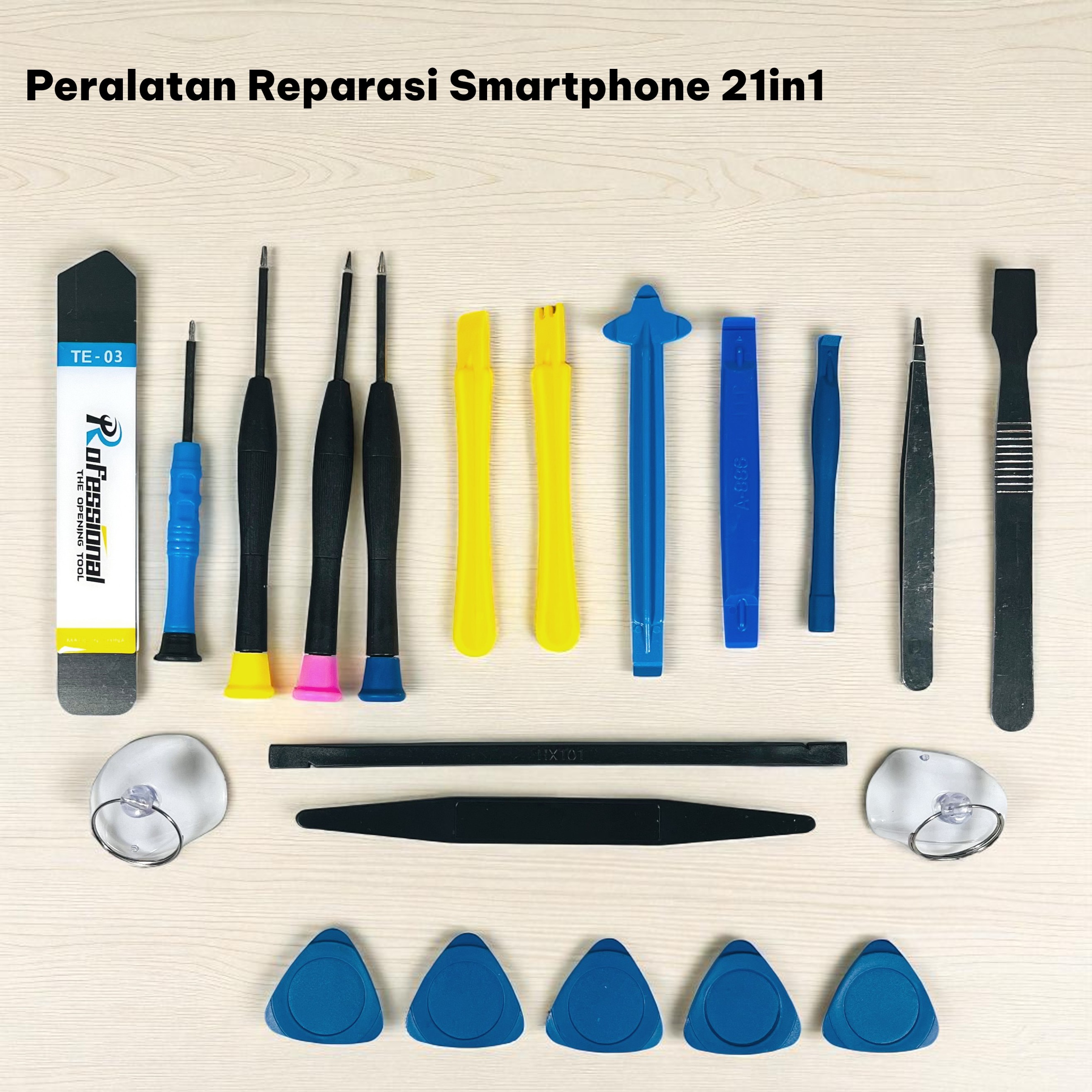 Gambar produk Taffware Peralatan Reparasi Smartphone 21in1 Repair Tools Set - TE-03