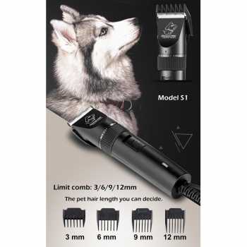 Gambar produk BaoRun PRO Alat Cukur Bulu Hewan Anjing Kucing Domba Wired 8200RPM 20W - S1