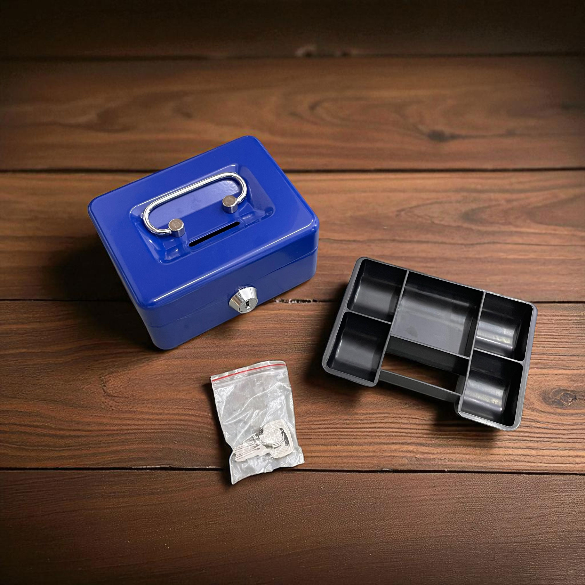Gambar produk TaffGUARD Kotak Brankas Uang Safebox Key Lock 12.5x9.5x6cm - JJZS67