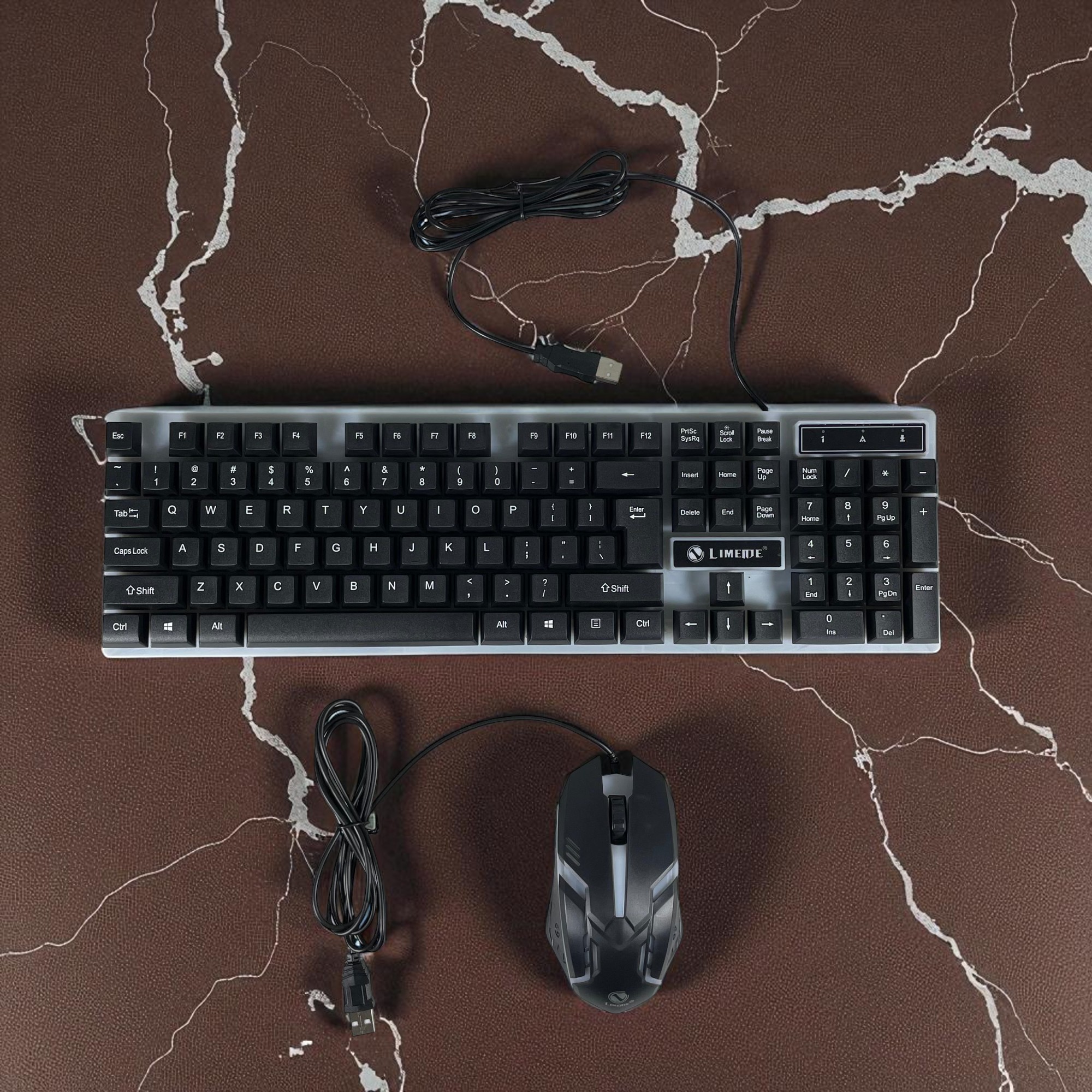 Gambar produk LIMEIDE Combo Gaming Keyboard RGB with Mouse - GTX300