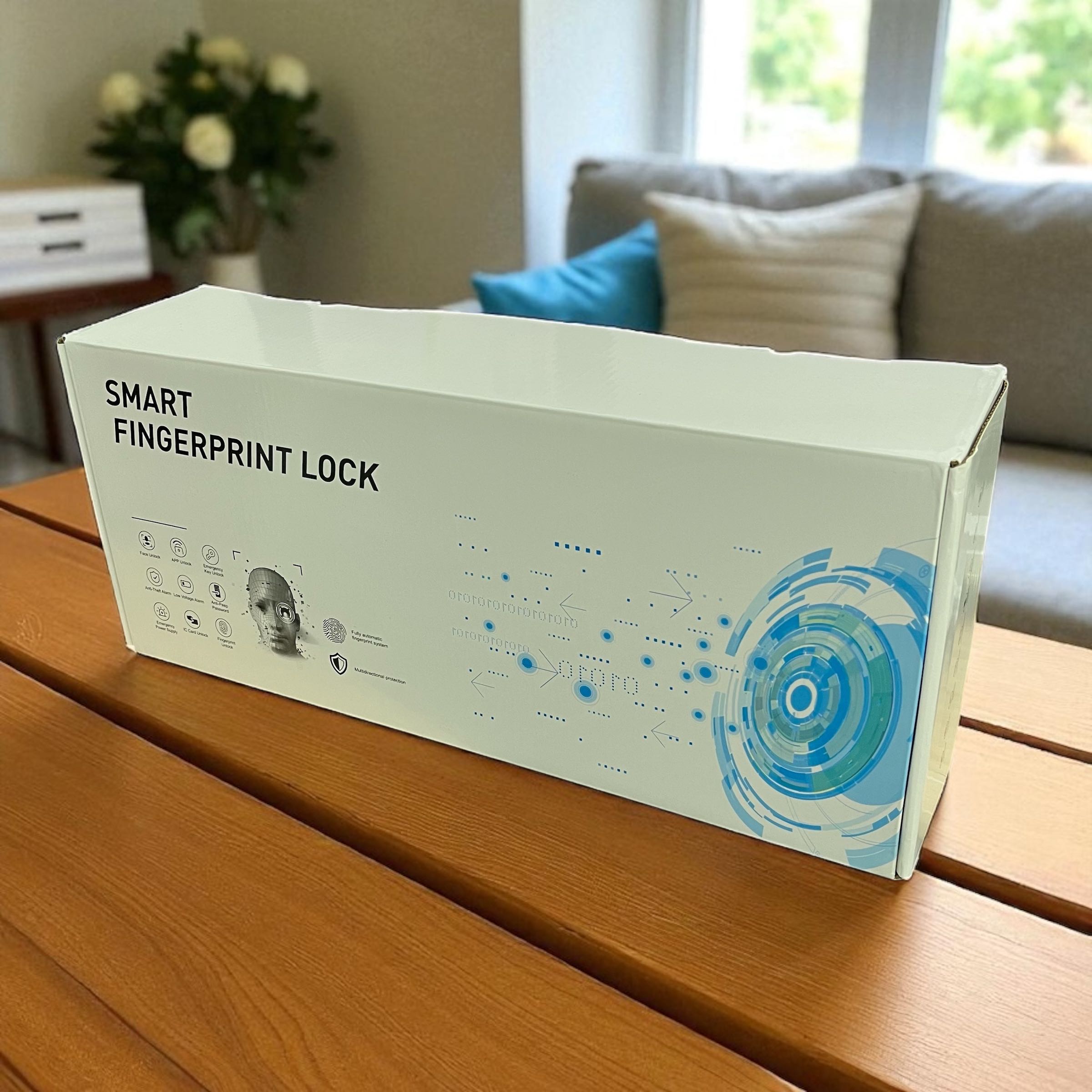 YONGLISHUN Smart Door Lock Fingerprint Password Card Bluetooth TUYA - MJ3 Gambar produk YONGLISHUN Smart Door Lock Fingerprint Password Card Bluetooth TUYA - MJ3