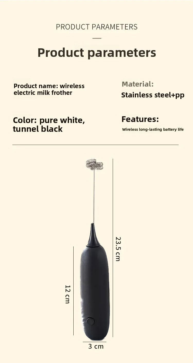 Gambar produk DVZ Hand Mixer Mini Pengocok Telur Kopi Milk Frother without Battery - DV-238
