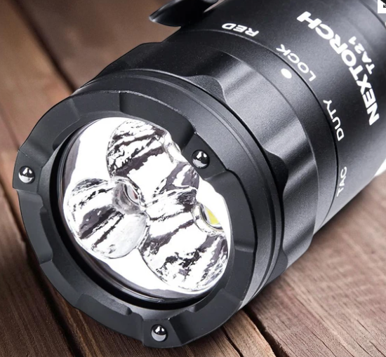 Gambar produk NEXTORCH Lampu Senter LED Mini Bright Tactical USB Type C 1300 Lumens - TA21 SET