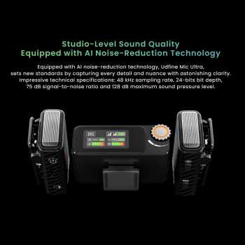 Gambar produk Udfine Mikrofon Wireless Lavalier Microphone Type C Lightning 2.4G - Udfine Mic Ultra