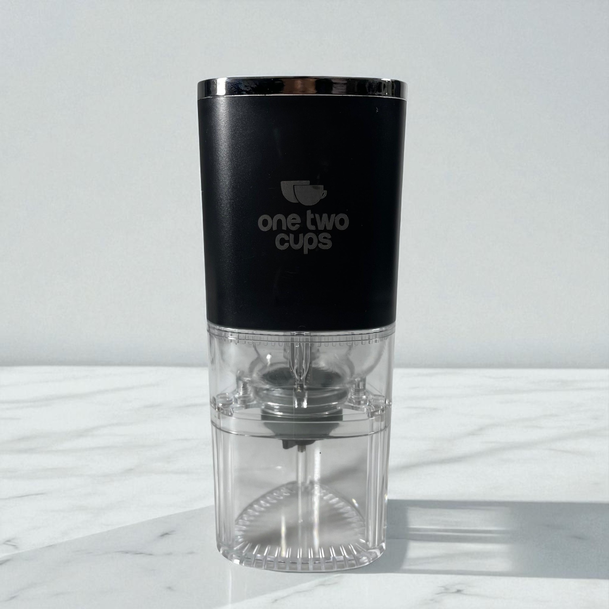 Gambar produk One Two Cups Penggiling Kopi Elektrik Coffee Grinder Adjustable 155ml - ZT-003