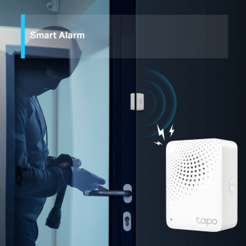 Gambar produk Tp-Link Smart Hub with Chime Smart Control H 100 Sensor - TAPO H100