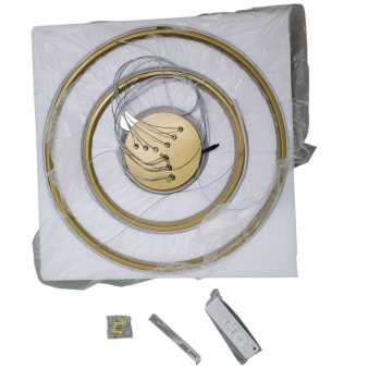 Gambar produk SINOMAN Lampu Gantung Hias Nordic 3 Ring Dimmable 3 Color 60W 220V - SN-60