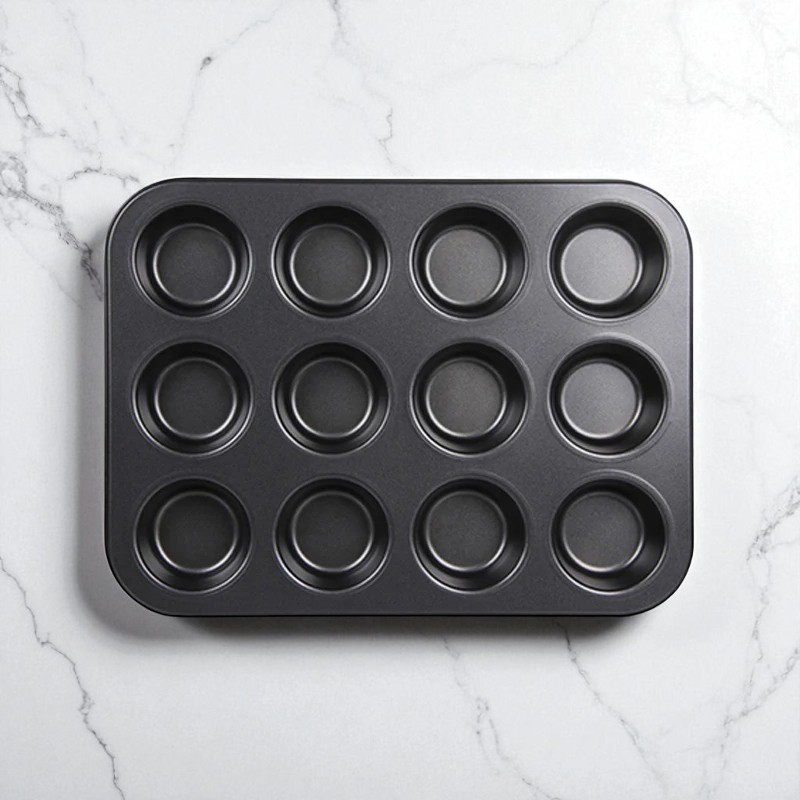 Gambar produk Palis Cetakan Kue Circular Cupcake Muffin Mold Baking Pan 12 Hole - SP89