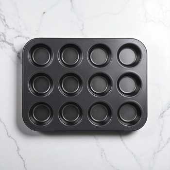 Gambar produk Palis Cetakan Kue Circular Cupcake Muffin Mold Baking Pan 12 Hole - SP89