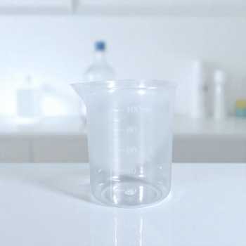 Gambar produk BURSON Gelas Ukur Plastik Dapur Laboratorium Measuring Cup 100ml - B4