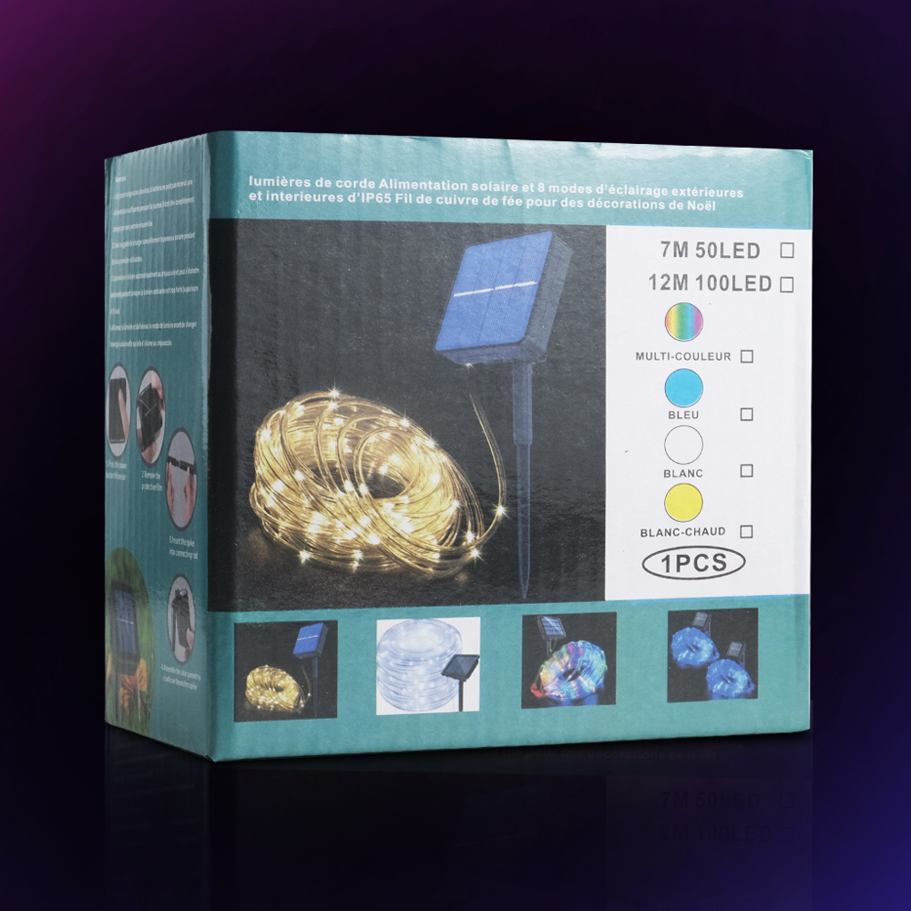 Gambar produk ANBLUB Lampu Hias String Lights Solar Power Waterproof 100 LED 12M - LISM-10