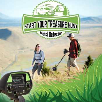 Gambar produk TECLUNG Pendeteksi Logam Metal Detector Waterproof Adjustable 3 Mode - GTX5030H