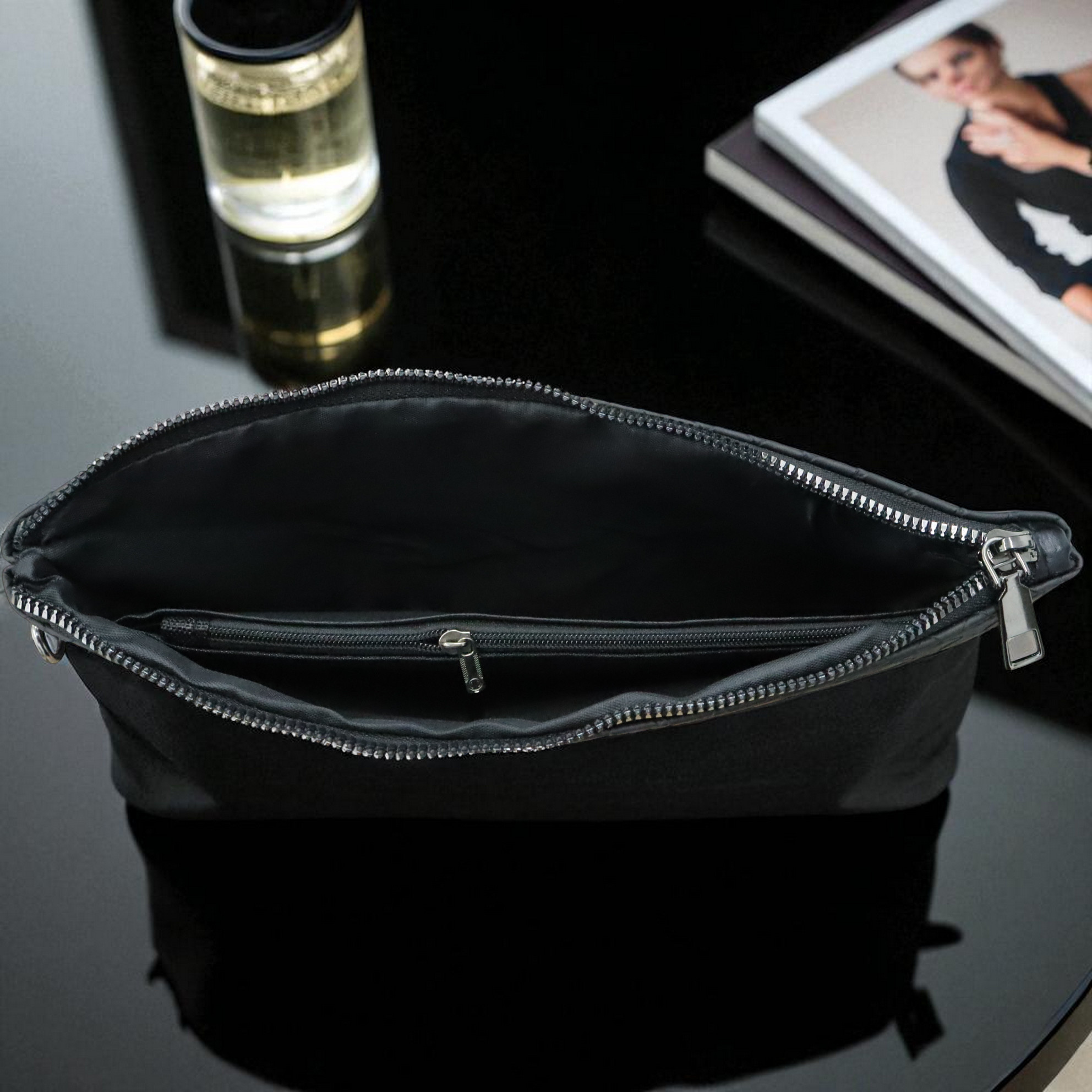Gambar produk KIET Tas Genggam Kulit Motif Anyam Kulit Leather Clutch Bag - KT1912