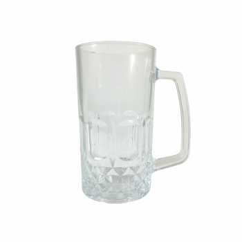 Gambar produk TREDO Gelas Mug Bir Sodium Calcium Glass Diamond Pattern 500ml - T581