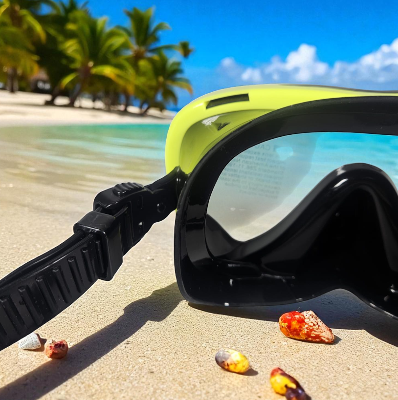 Gambar produk UDO Kacamata Selam Snorkeling Anti-Fog UV Swimming Goggles Wide View - U-165