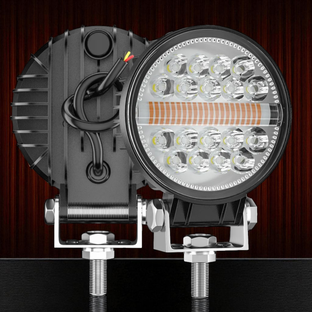 Gambar produk DXZ Lampu Sorot Tembak Mobil LED Floodlight 2in1 Color IP67 96W - LED34