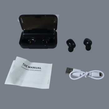 Gambar produk H & A Earphone Bluetooth 5.3 TWS HiFi Sound Waterproof Touch Control - F9-5