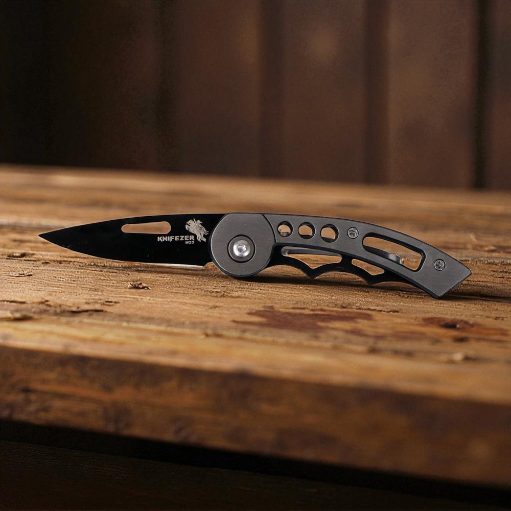Gambar produk KNIFEZER Pisau Saku Lipat Mini Serbaguna Portable Knife - W33