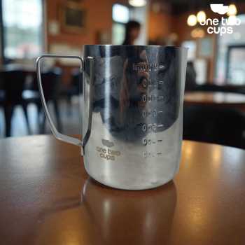 Gambar produk One Two Cups Gelas Milk Jug Kopi Espresso Latte Art Stainless 900ml - ZM078