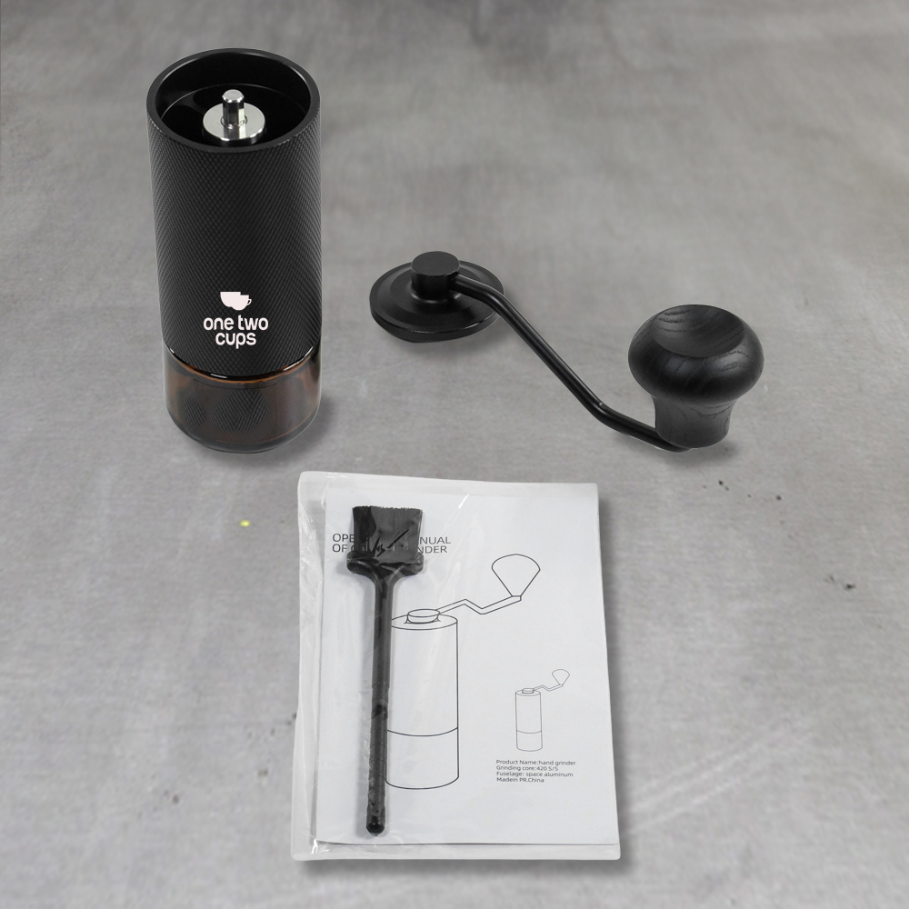 Gambar produk One Two Cups Alat Penggiling Kopi Manual Coffee Grinder Adjustable - KF-15