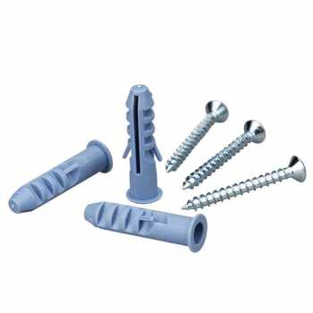 Gambar produk YUEQING Expansion Screw Fischer Pipe Nylon Wall Anchors Tube with Nail M6