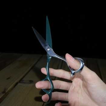 Gambar produk TEDX Gunting Rambut Scissor Blade Hair Clippers Stainless Steel 6 Inch Straight - T-6