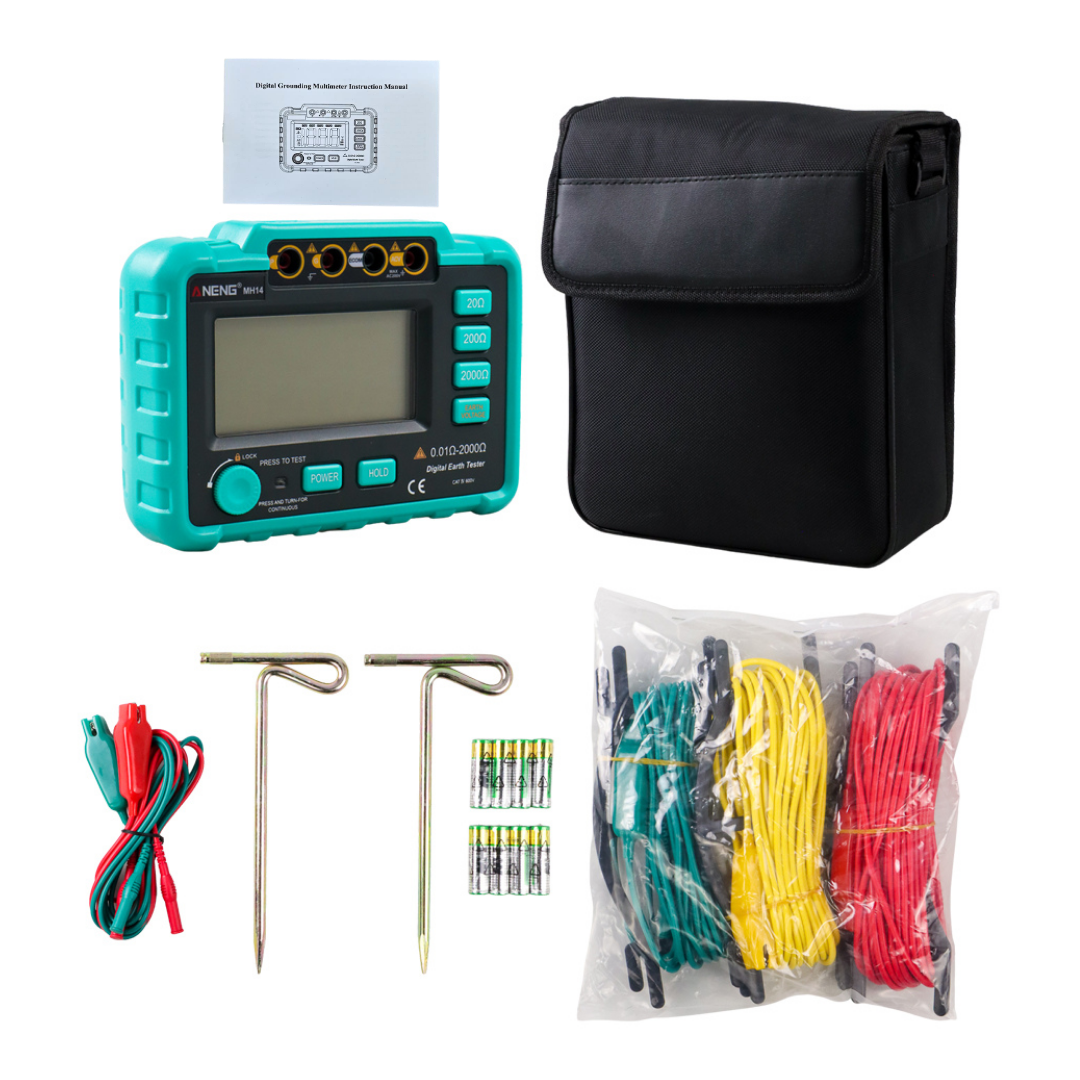 Gambar produk ANENG Digital Earth Tester Grounding Multimeter - MH14