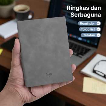 Gambar produk Toddi Buku Catatan Jurnal Notebook Cover PU Leather - DJ64-31