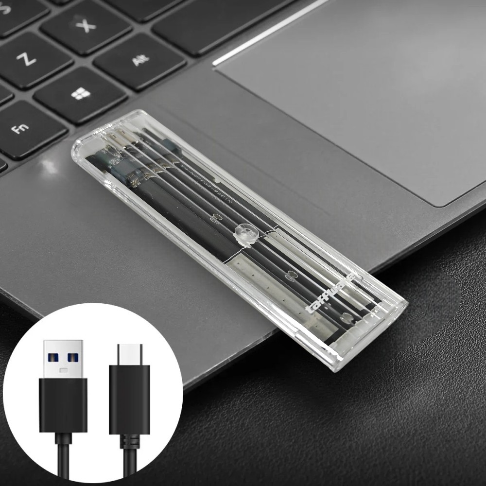 Gambar produk Taffware M.2 SATA NGFF External SSD Case Enclosure USB 3.1 5Gbps - TZ810