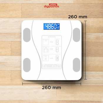 Gambar produk Taffware Digipounds Timbangan Badan Digital Scale Temperature 180kg - SH-Y01-U1