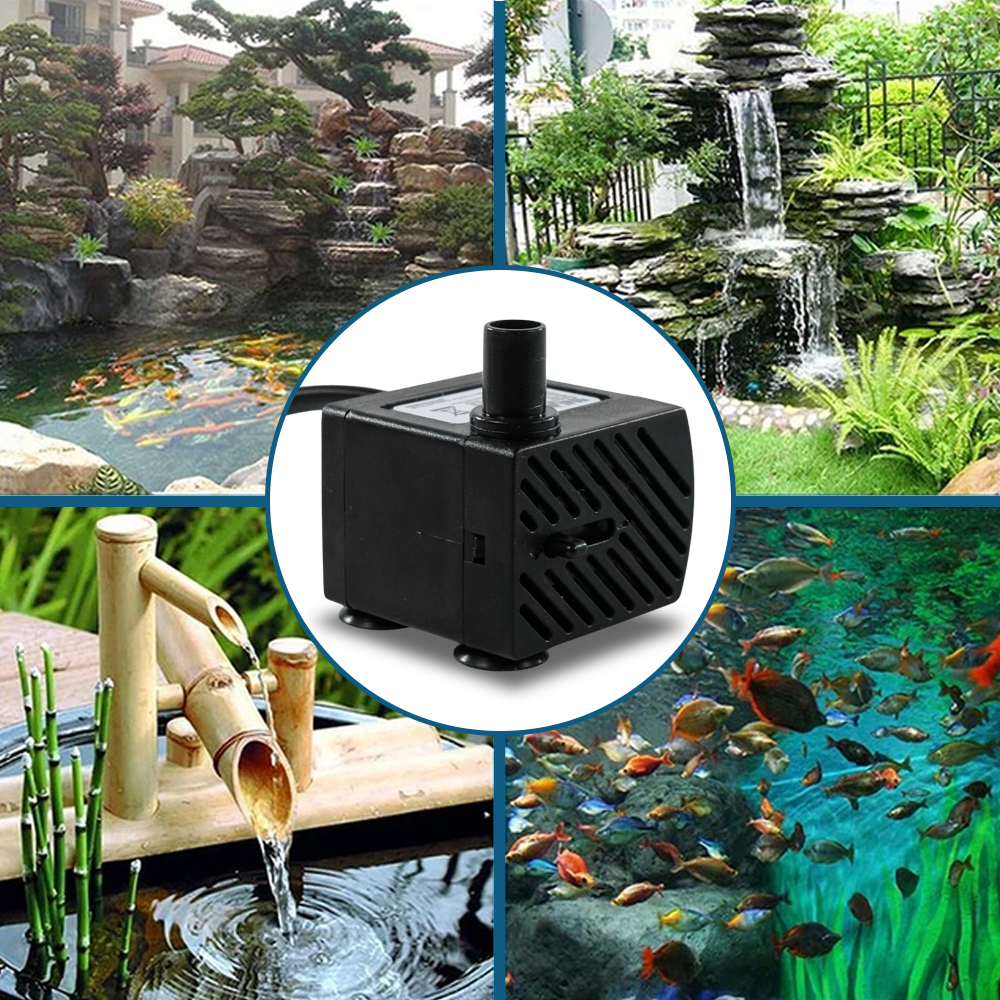 Gambar produk Taffware Pompa Air Mini Aquarium Ikan Submersible Pump Fish Tank 220V 4W - JN-150