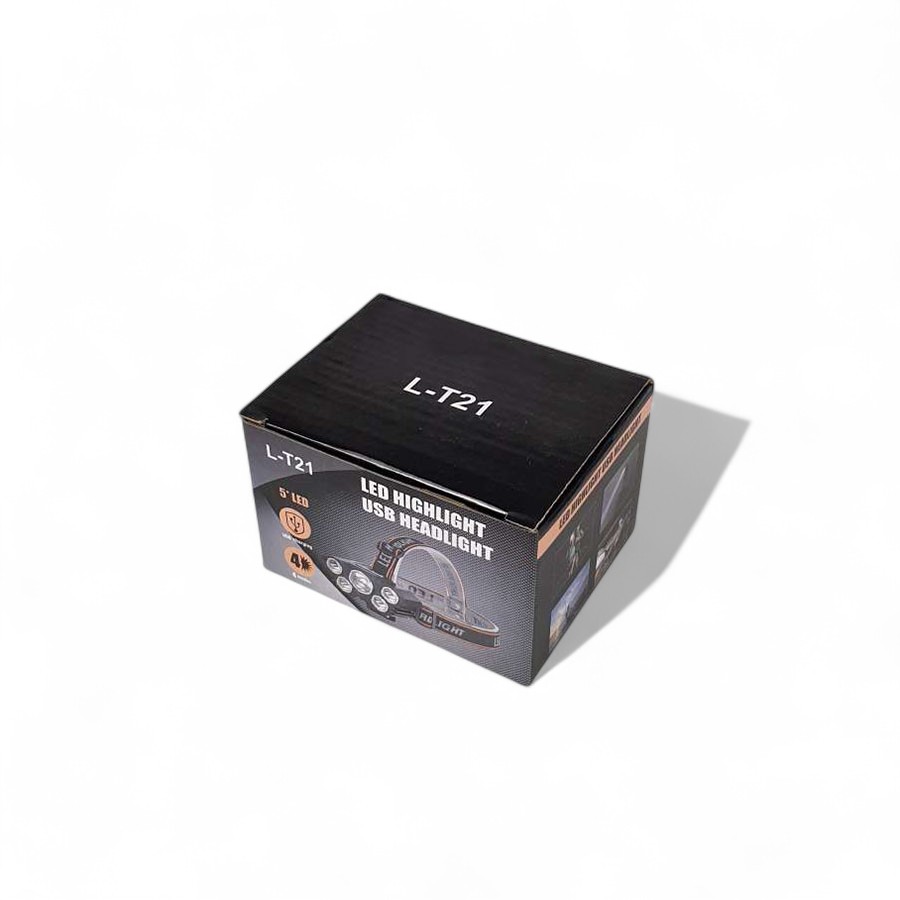 Gambar produk AMARYLLIS Senter LED Kepala Headlamp 5 XPG - L-T21