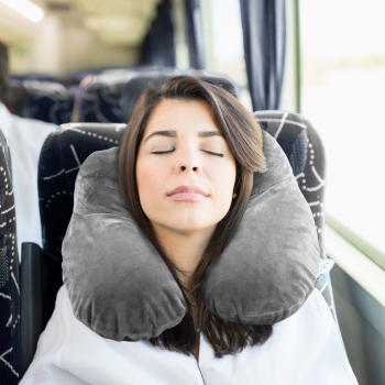 Gambar produk TUBAN Bantal Leher Travel Angin U-Shaped Inflatable Neck Pillow - X-000