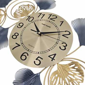 Gambar produk TaffHOME Jam Dinding Dekorasi Quartz Decoration Luxury European Style Horizontal - 2077-9135