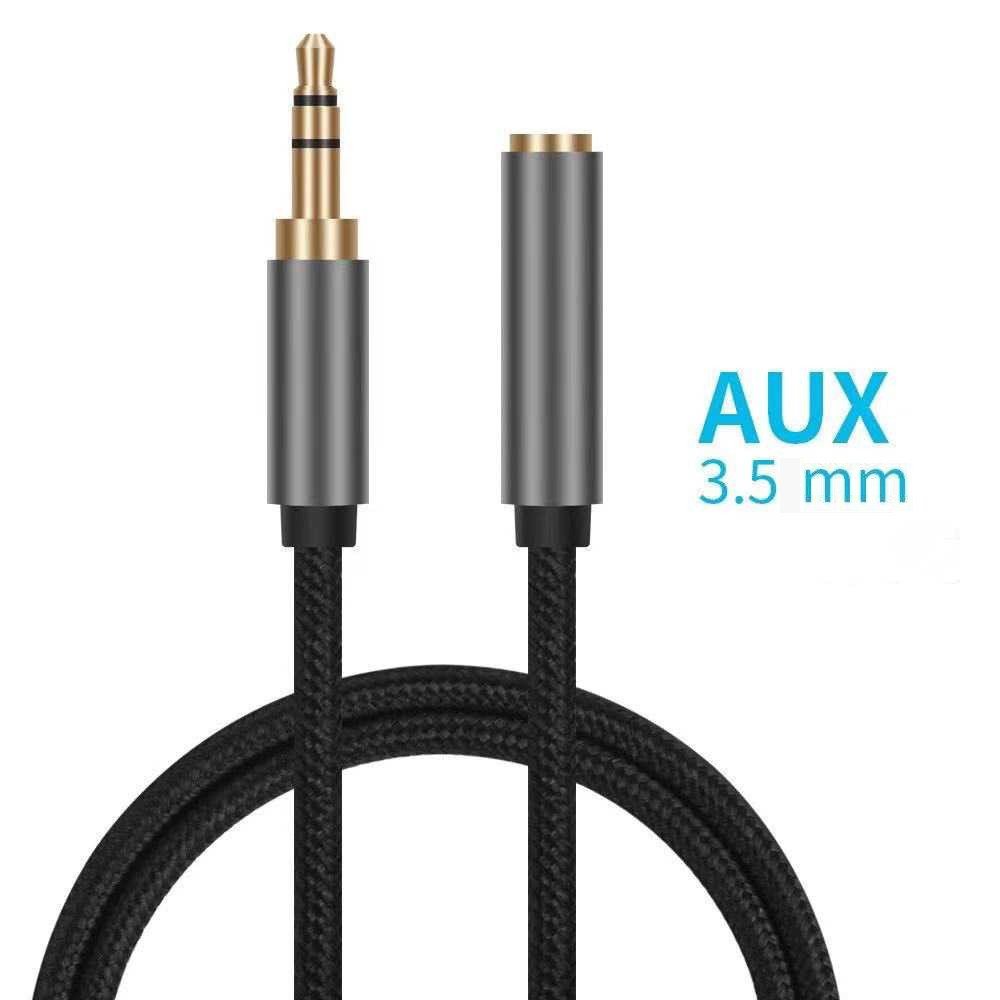 Gambar produk ChicRain Kabel Audio AUX 3.5mm Male to Female 1.5M - 8535