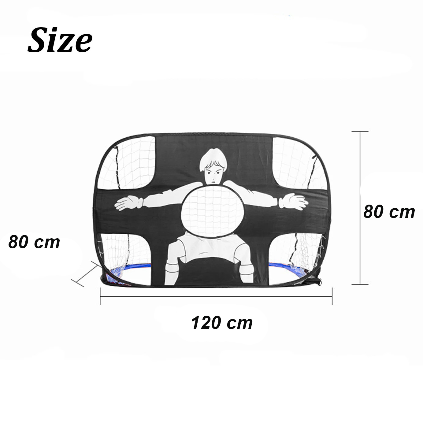 Gambar produk Januel Gawang Sepak Bola Portable Goals Soccer Training Equipment 2in1 - Jn43