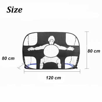 Gambar produk Januel Gawang Sepak Bola Portable Goals Soccer Training Equipment 2in1 - Jn43