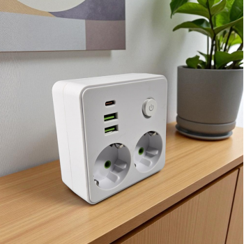 Gambar produk AYANJIN Stop Kontak USB Type-C Port EU Plug 16A 250V 2500W - QL-86U