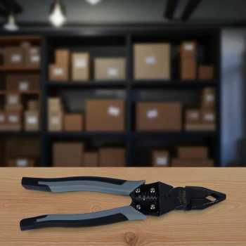 Gambar produk DELIXI Tang Pemotong Kawat CRV Multifungsi Wire Cutter 9 Inch - 2105