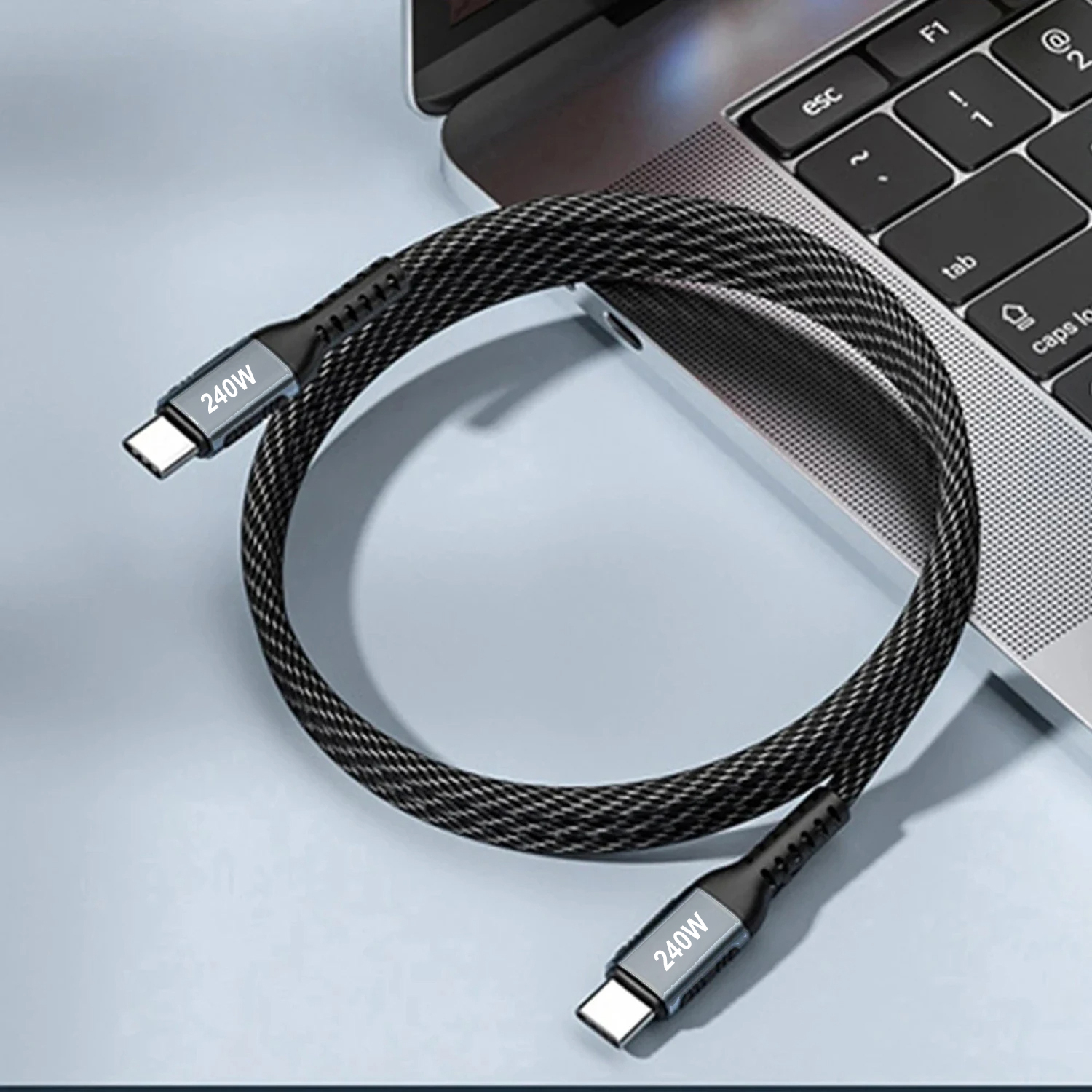 Gambar produk IBEN Kabel Charger USB Type C Fast Charging PD 240W 1M - GTG01