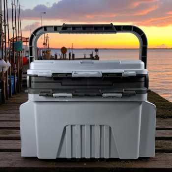 Gambar produk TaffSPORT Kotak Perkakas Pancing Fishing Tackle Box Double Layer 6L - JF-31