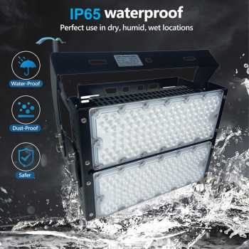 Gambar produk MEANWELL Lampu Sorot LED Outdoor Floodlight Waterproof Cool White 200W - YM-200-GL