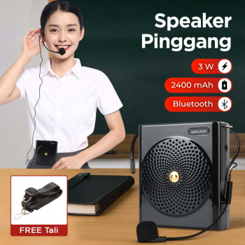 Burt-s Speaker Pinggang Bluetooth Voice Amplifier Wired 3W - S61