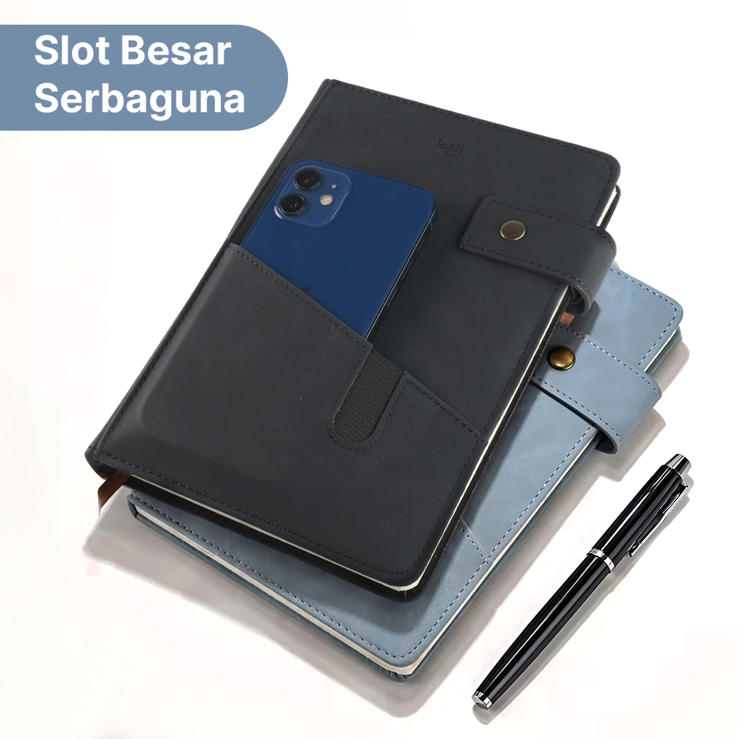 Gambar produk Toddi Buku Jurnal Hardcover Notebook Diary 80 GSM 200 Halaman A5 - TD157